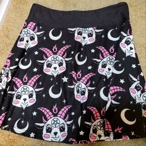 Witchy Baphumet skirt